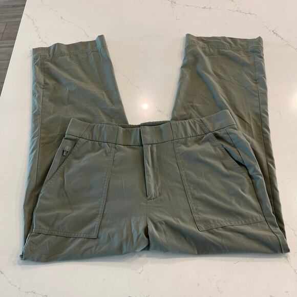 Athleta Tribeca Utility Crop Straight Pants Green Size‎ 6 - Picture 4 of 11